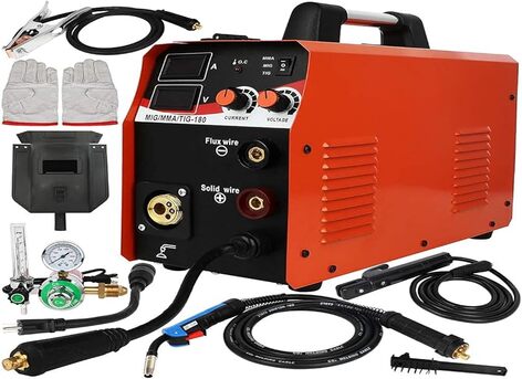 Homegreg Dual Gas Low Welding Cost 180 Amp Inverter Multi Process Welder